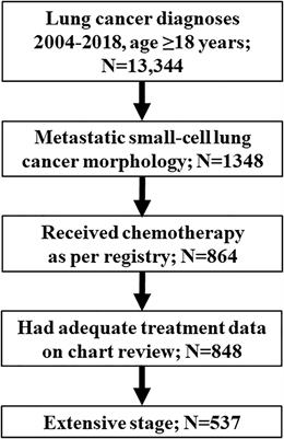 Real-world predictors of survival in patients with extensive-stage small-cell lung cancer in Manitoba, Canada: a retrospective cohort study